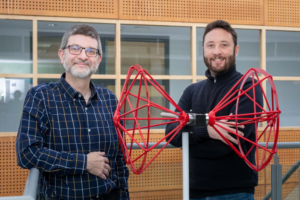 Prof Patrick McNally and Alessio Di Liberto who are leading the DURABLE project from DCU’s School of Electronic Engineering.