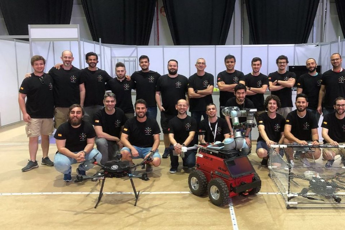 Técnico team achieves great results at MBZIRC 2020